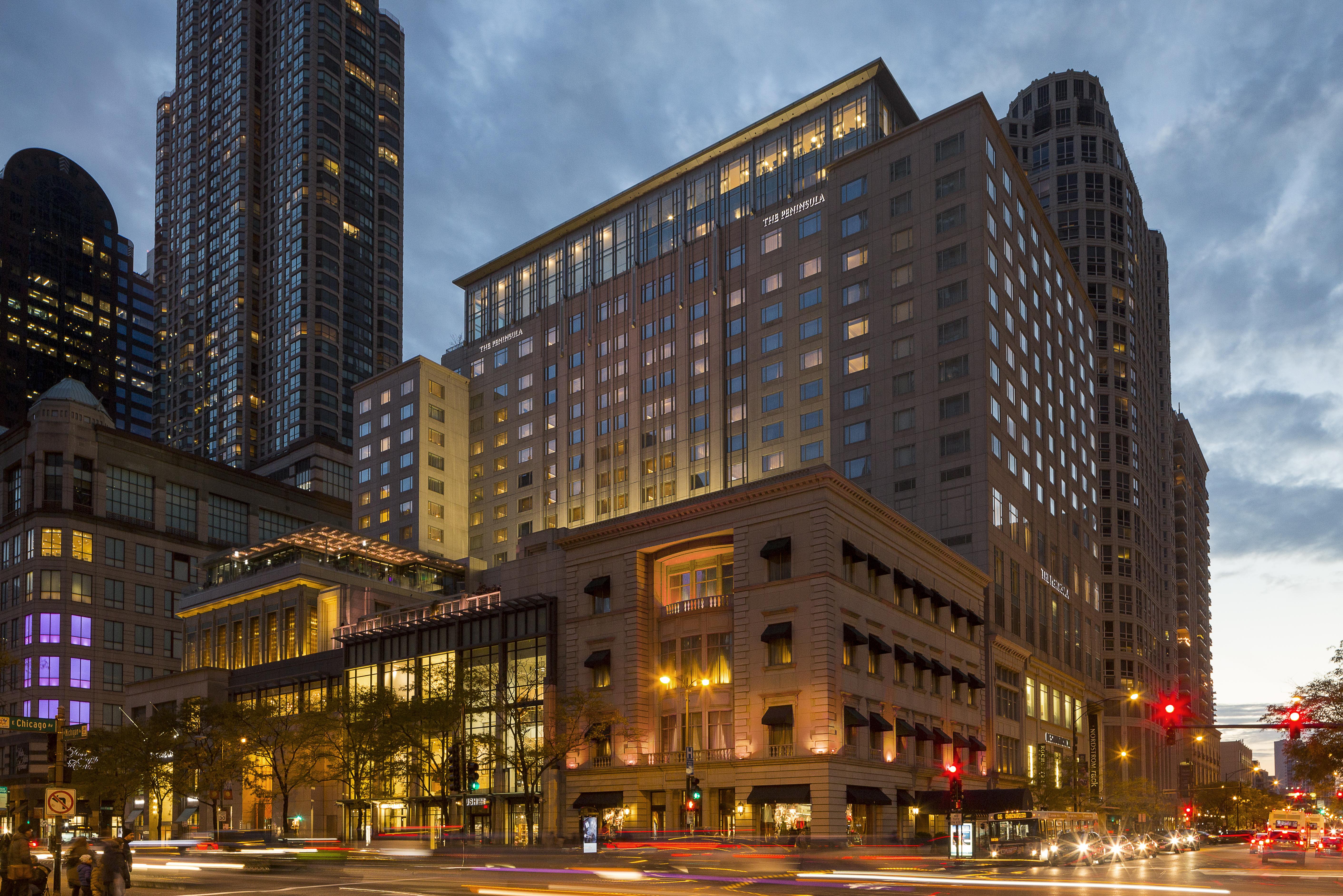 The Peninsula Chicago Hotel Exterior foto